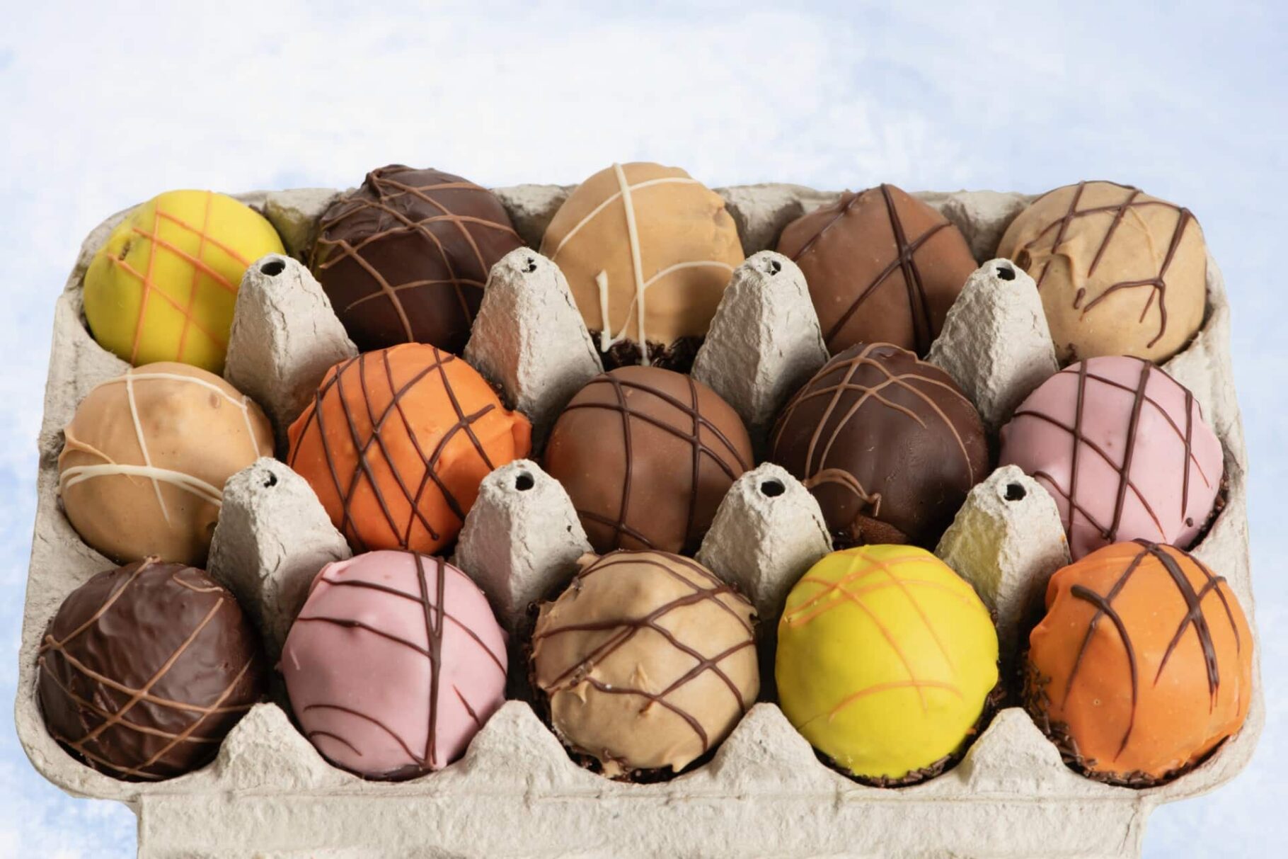 Blandede romkugler 15 stk.