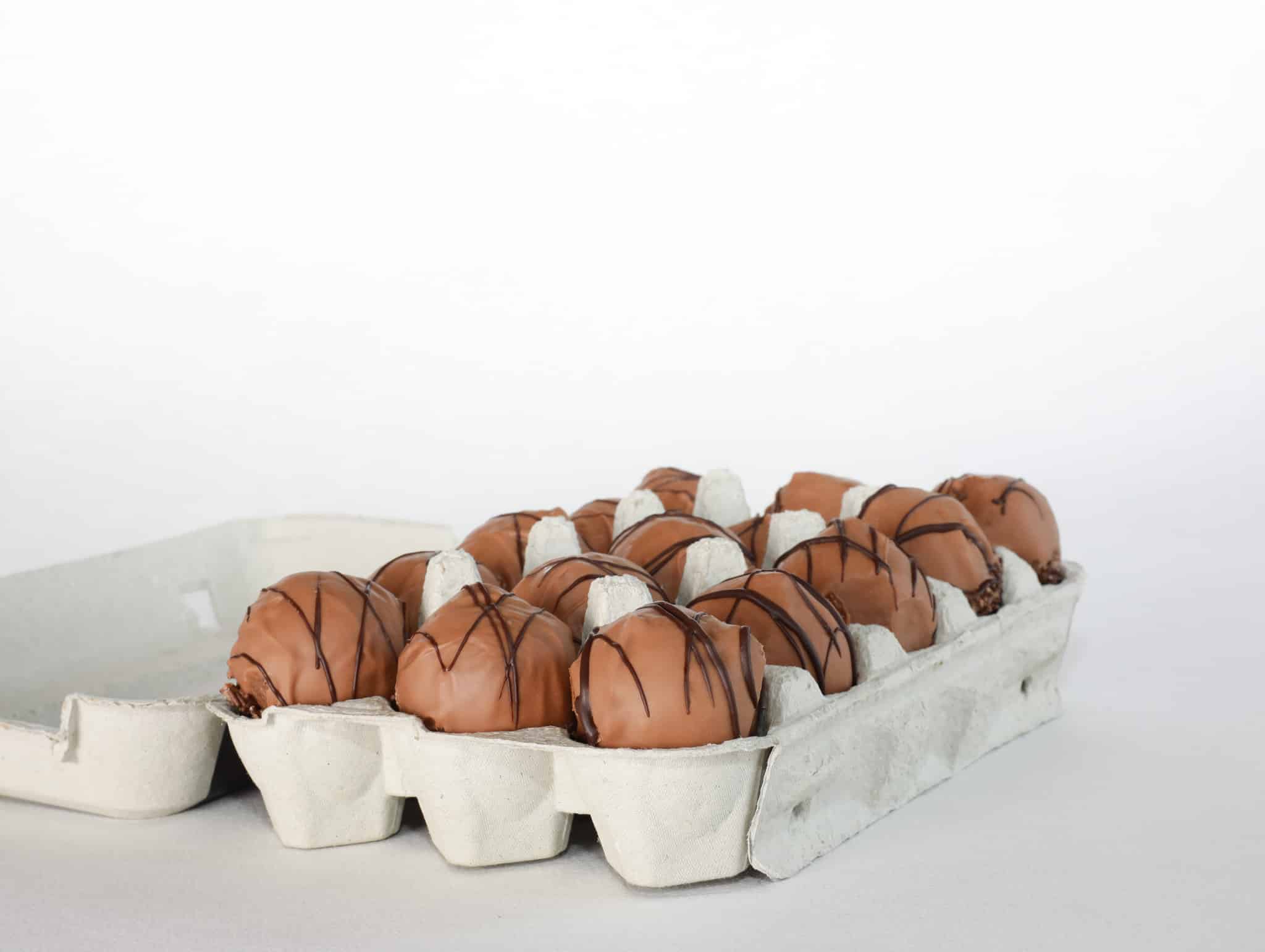 Romkugle med karamelchokolade 15 stk.