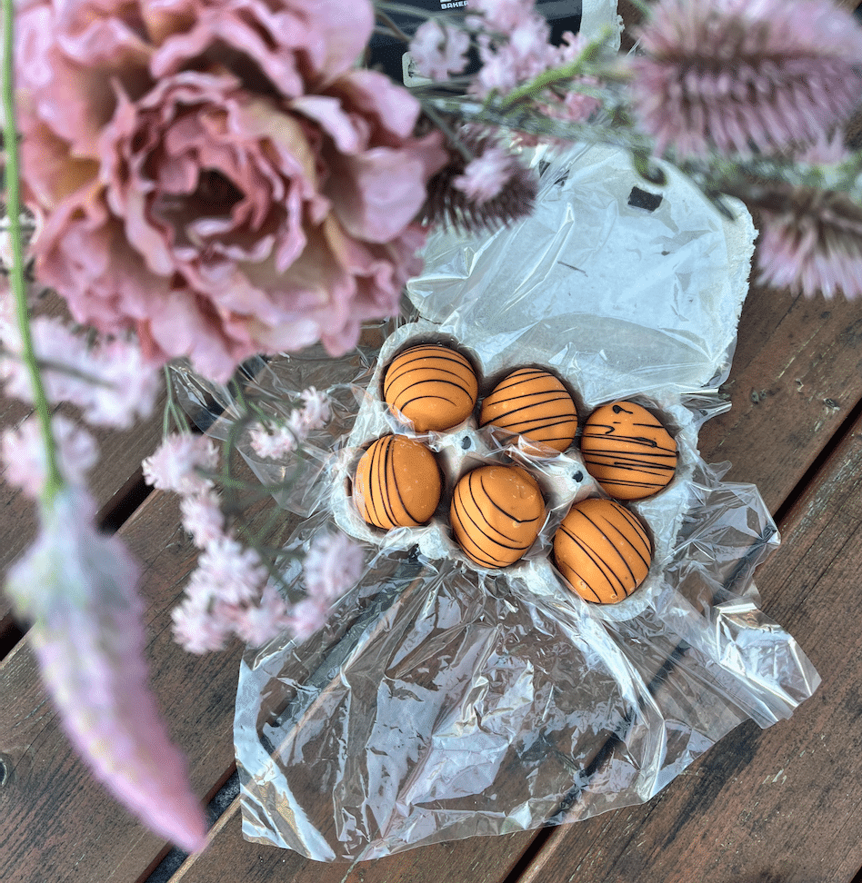 Påskeæg 6 stk. med appelsin chokolade