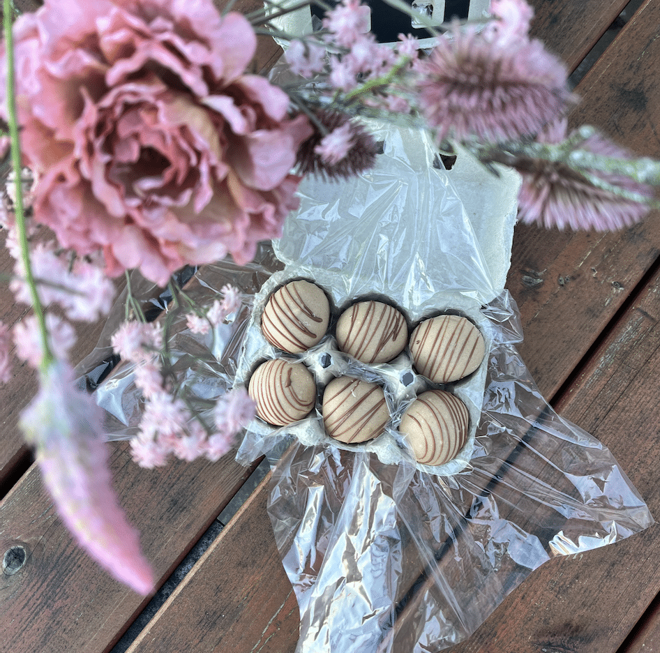 Påskeæg 6 stk. med hasselnød chokolade