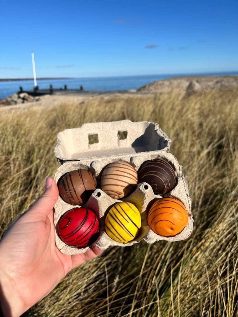 Påskeæg 6 stk. - Blandet