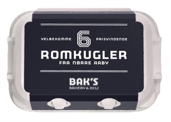 Æggebakker til 6 stk romkugler