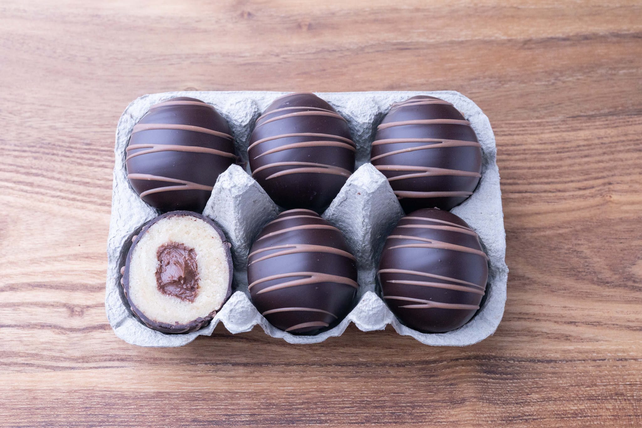 Påskeæg 15 stk. med mørk chokolade